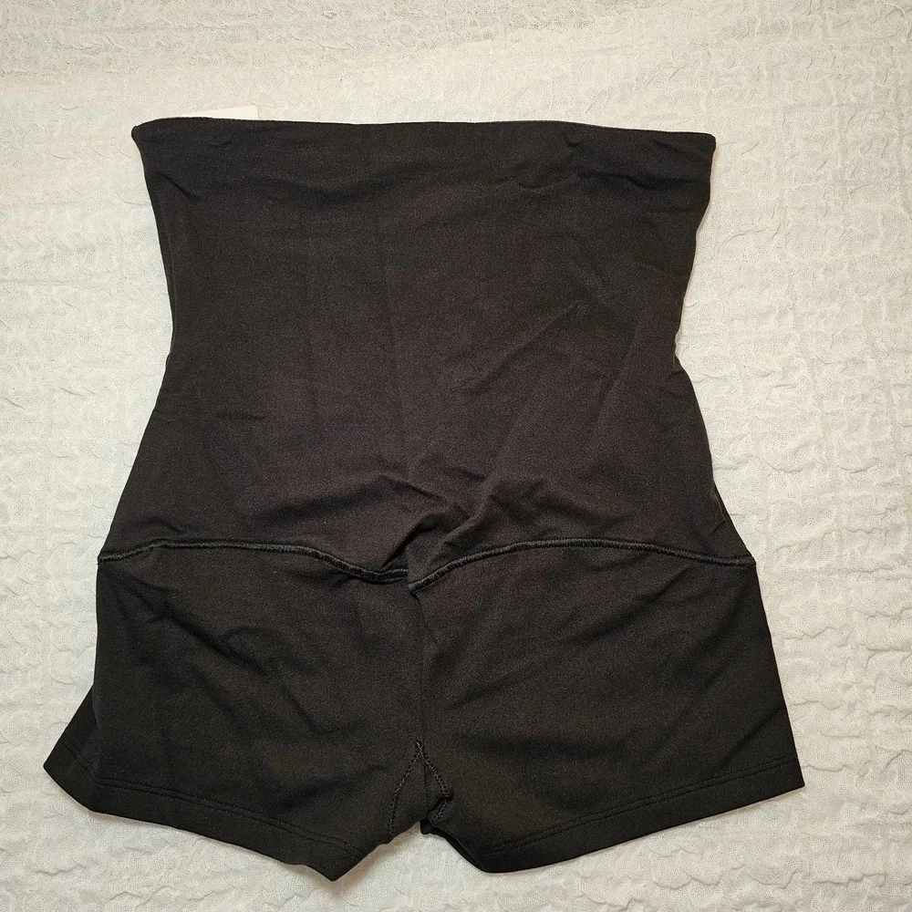 Maidenform Firm Control Slim Waisters Hi-Waist Boyshort sz M Black NWT
